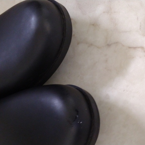 Coach plaid tie back weather boots. - Picture 8 of 9